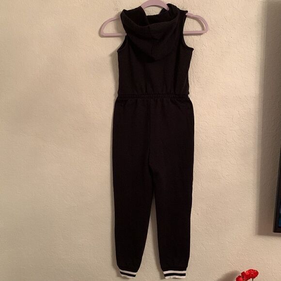 Justice Zip Up Hooded Sweatsuit Jumpsuit Girls Size 10 - Picture 2 of 14